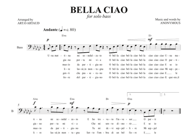 Bella Ciao (arr. Art.o Artaud)