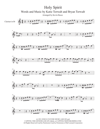 Holy Spirit (arr. Kevin Busse)
