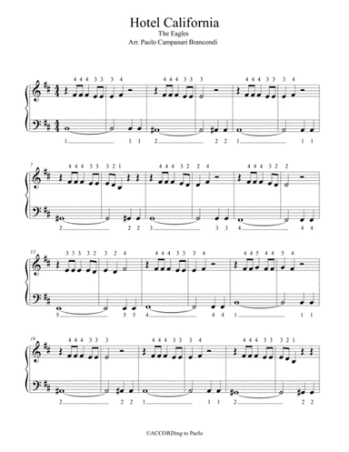 Hotel California (arr. Paolo Campanari Brancondi)