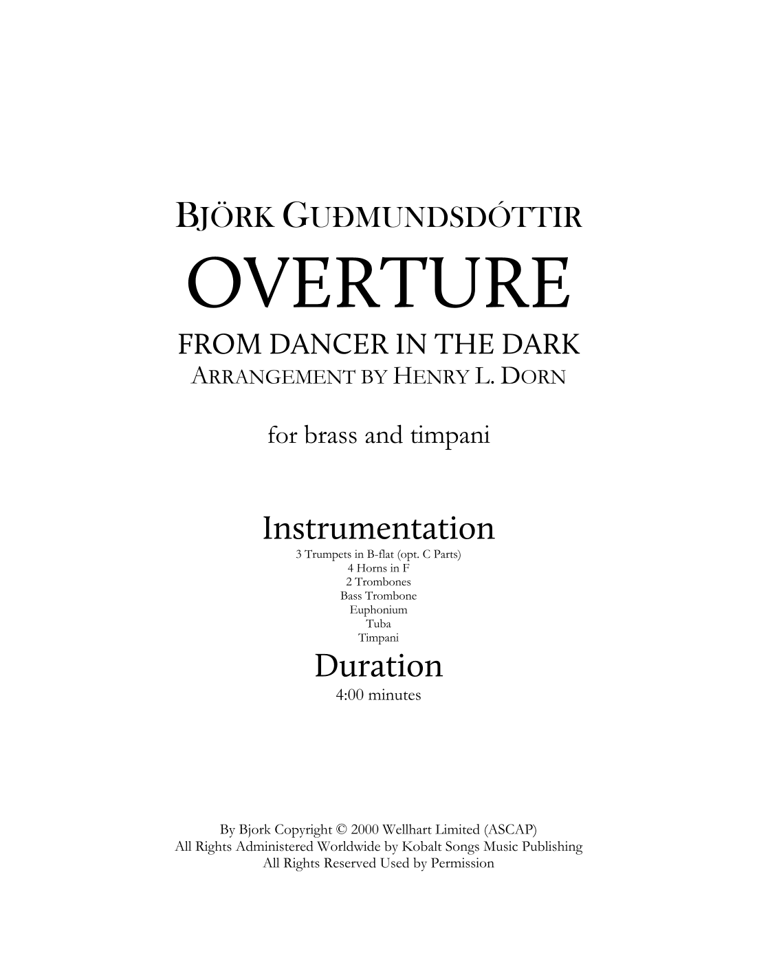 Overture (arr. Henry L. Dorn)