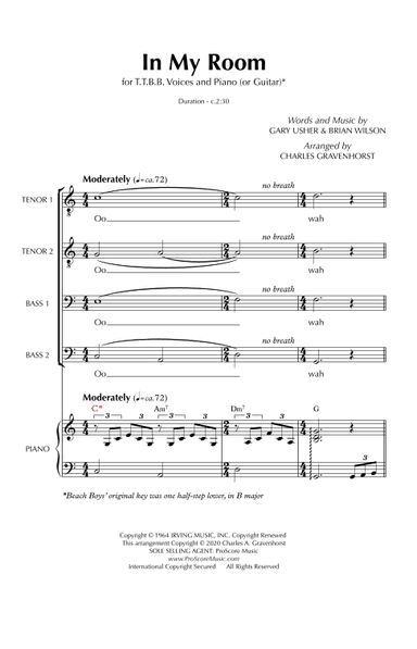 In My Room (arr. Charles A. Gravenhorst)