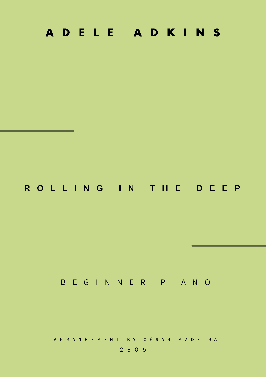 Rolling In The Deep (arr. César Madeira)