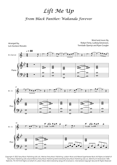 Lift Me Up (arr. Luís Gustavo Rossato)
