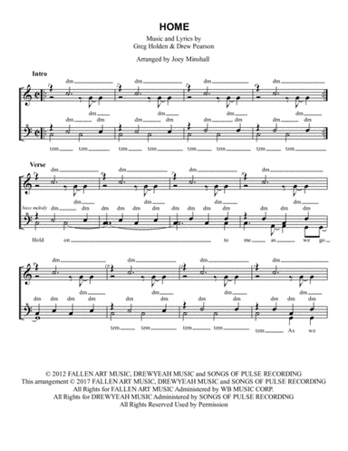 Home (arr. Joey Minshall)