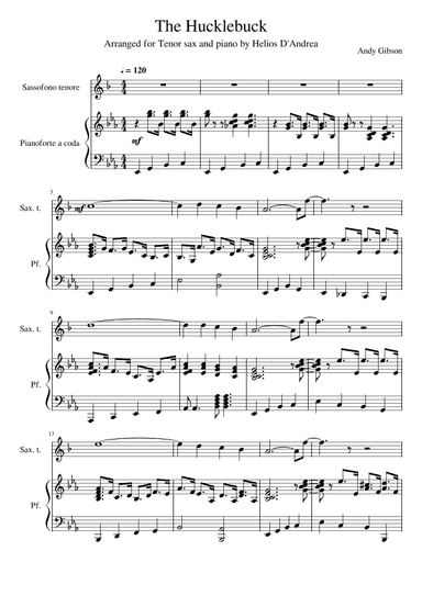 The Hucklebuck      -  Instrumental Version (arr. Helios D'Andrea)
