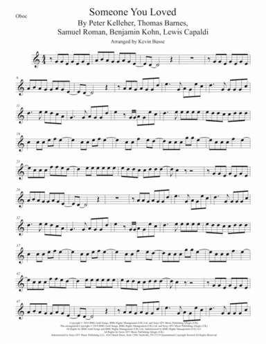Someone You Loved (arr. Kevin Busse)