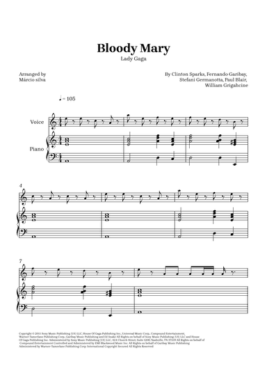 Bloody Mary (arr. Márcio Silva)