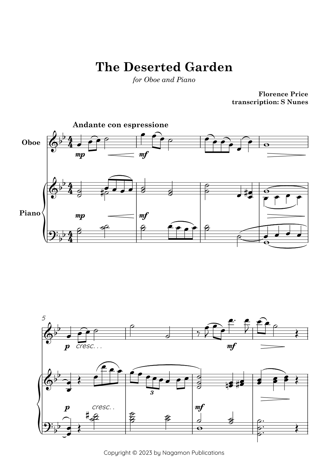 The Deserted Garden (arr. Steven Nunes)