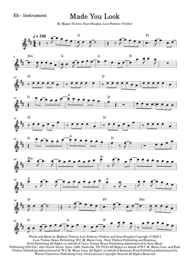 Made You Look (arr. Fabio Eduardo de Oliveira)