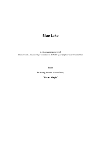 Blue Lake (arr. Bo Young Kwon)