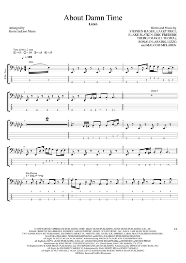 About Damn Time (arr. Gavin Jackson Music)
