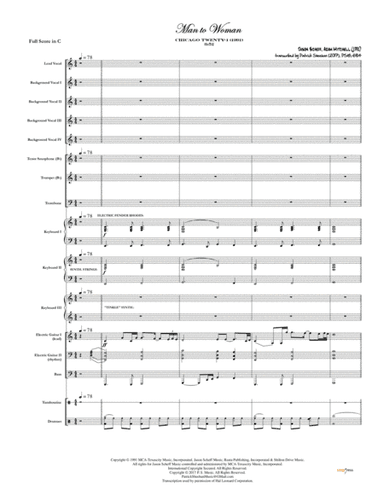 Man To Woman (arr. Patrick Sheehan)