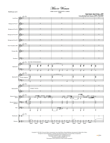 Man To Woman (arr. Patrick Sheehan)