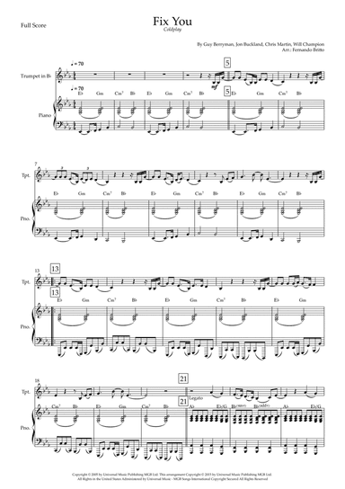 Fix You (arr. Fernando Britto)