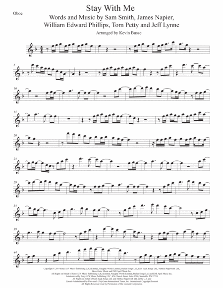 Stay With Me (arr. Kevin Busse)