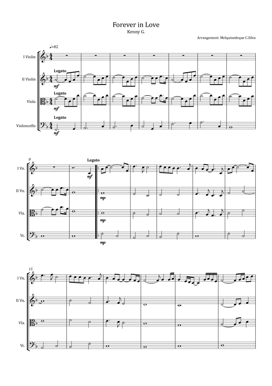 Forever In Love (arr. Melquisedeque C.Silva)