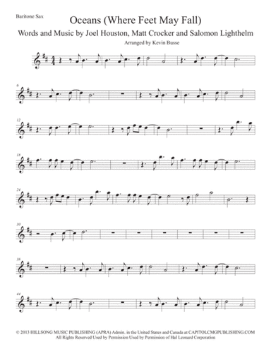 Oceans (Where Feet May Fail) (arr. Kevin Busse)