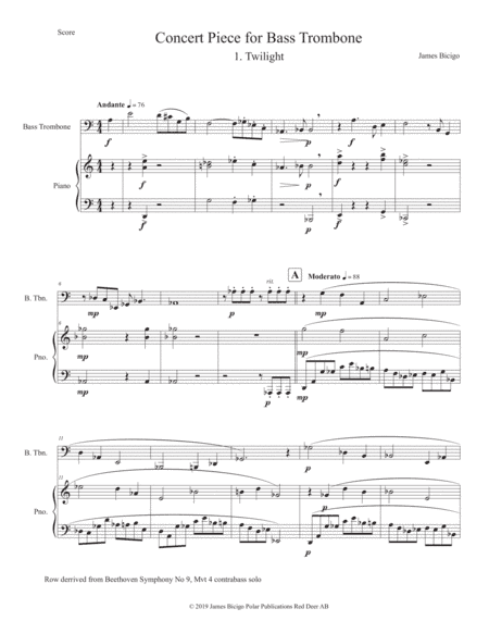 Concert Piece for Bass Trombone