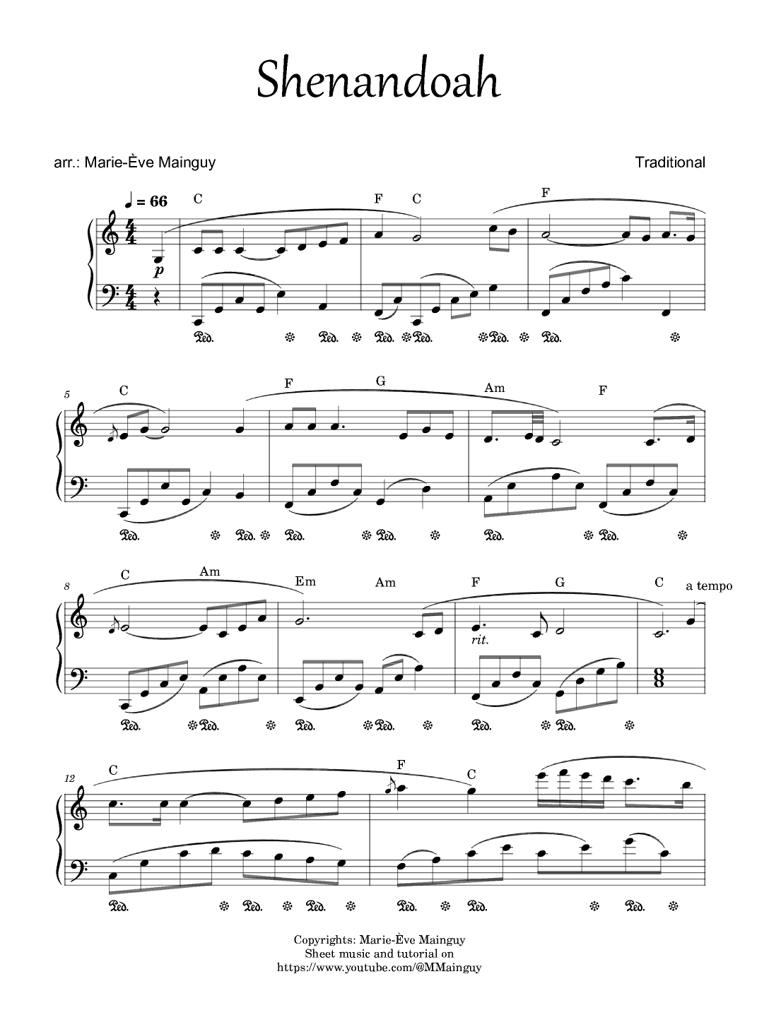 Shenandoah (arr. Marie-Ève Mainguy)