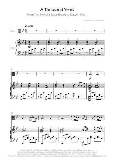 A Thousand Years (arr. Ygor Nunes)