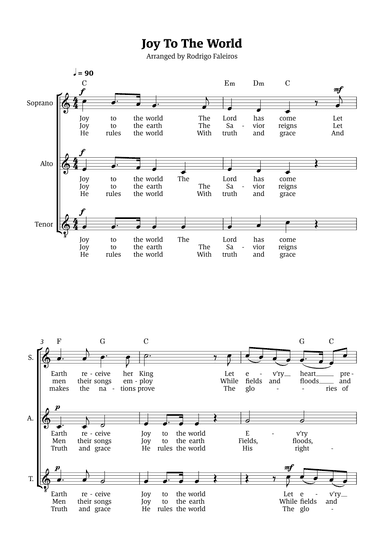 Joy To The World (arr. Rodrigo Faleiros)