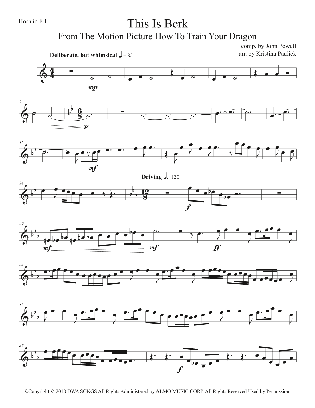This Is Berk (arr. Kristina Paulick)
