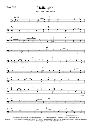 Hallelujah (arr. Fabio Eduardo de Oliveira)