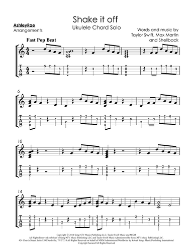 Shake It Off (arr. Ashley Rae Heffernen)