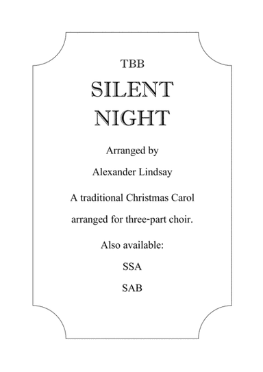 Silent Night (TBB) (arr. Alexander Lindsay)