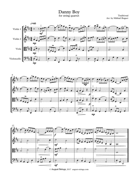 Danny Boy (arr. Mikhail Bugaev)
