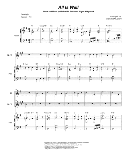 All Is Well (arr. Stephen DeCesare)