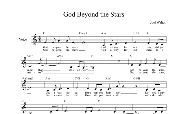 God Beyond the Stars (C major)