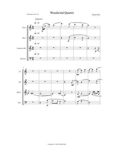 Woodwind Quartet