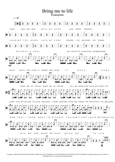 Bring Me To Life (arr. Cyril Mayer)