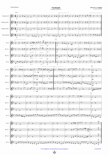 Sarabande (arr. Josef STASTNY)
