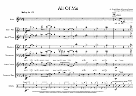All Of Me (arr. Daryl McKenzie)
