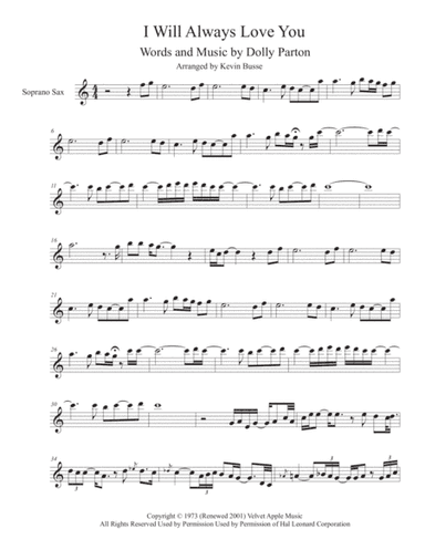 I Will Always Love You (arr. Kevin Busse)