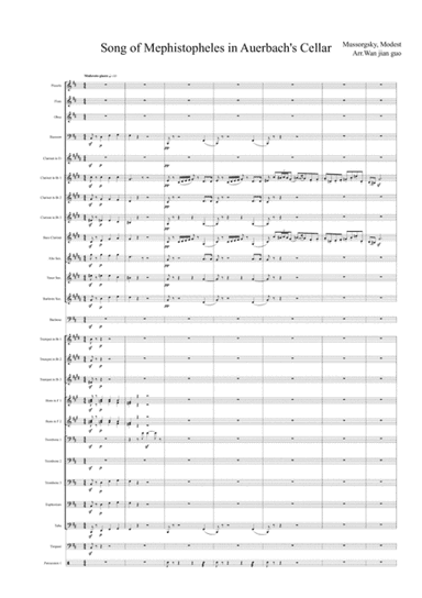 Song of Mephistopheles in Auerbach's Cellar (arr. Wan Jian Guo)