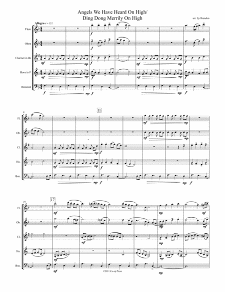 Angels We Have Heard On High/ Ding Dong Merrily On High (arr. Sy Brandon)