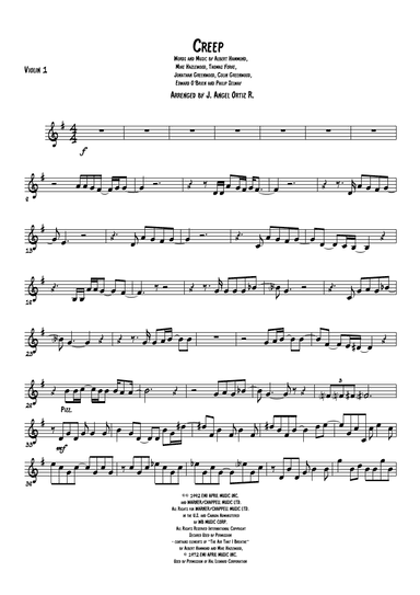 Creep (arr. Angeluz ramwagmoz)