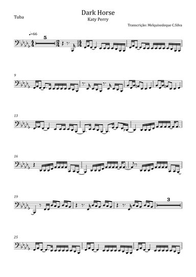 Dark Horse (arr. Melquisedeque C.Silva)