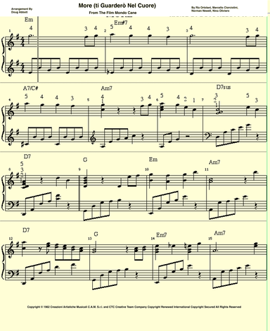 More (ti Guarderò Nel Cuore) (arr. Doug Abbott)