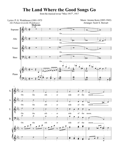 The Land Where the Good Songs Go, from "Miss 1917" (arr. Scott S. Stewart)