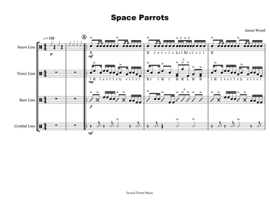 Space Parrots (Drumline Cadence)