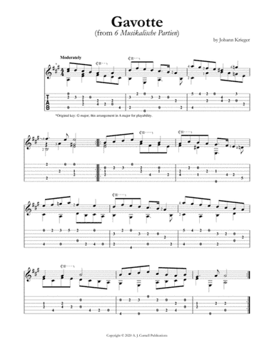 Gavotte (from 6 Musikalische Partien) (arr. Mark Phillips)