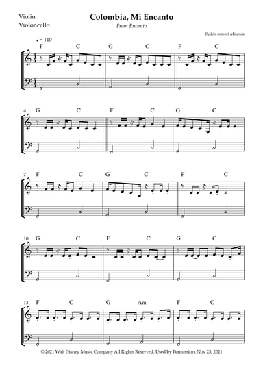 Colombia, Mi Encanto (arr. Wesley S. SIlva)
