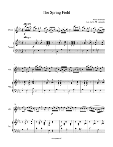 The Spring Field (arr. Nick Lacanski)