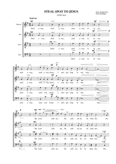 Steal Away to Jesus (arr. Pulse on a Path Press)