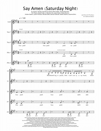 Say Amen (saturday Night) (arr. Katherine Bodor)