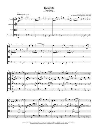 Rather Be (arr. Sherry Lewis)